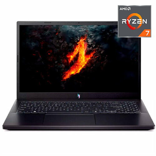 Ноутбук Acer Nitro V ANV15-41 Ryzen 7 7735HS 16 GB SSD 1 TB GeForce RTX 3050 6GB NO OS NH QSHER003 108590₽