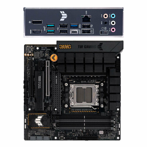Материнская плата ASUS TUF Gaming B650M-Plus B650 Socket AM5 4xDDR5 4xSATA3 RAID 2xM2 2xPCI-E16x 3xUSB32 1xUSB32 Type C DP HDMI 25Glan mATX 23108₽