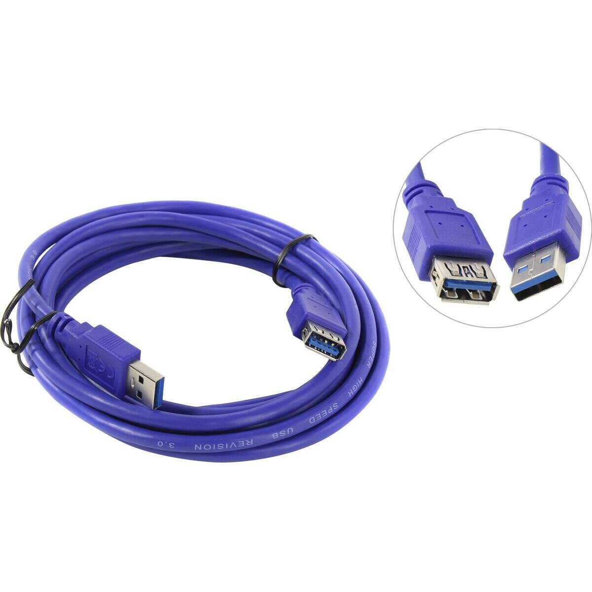 кабель удлинитель USB3.0-AMAF 3.0 метра Cablexpert - фото №5