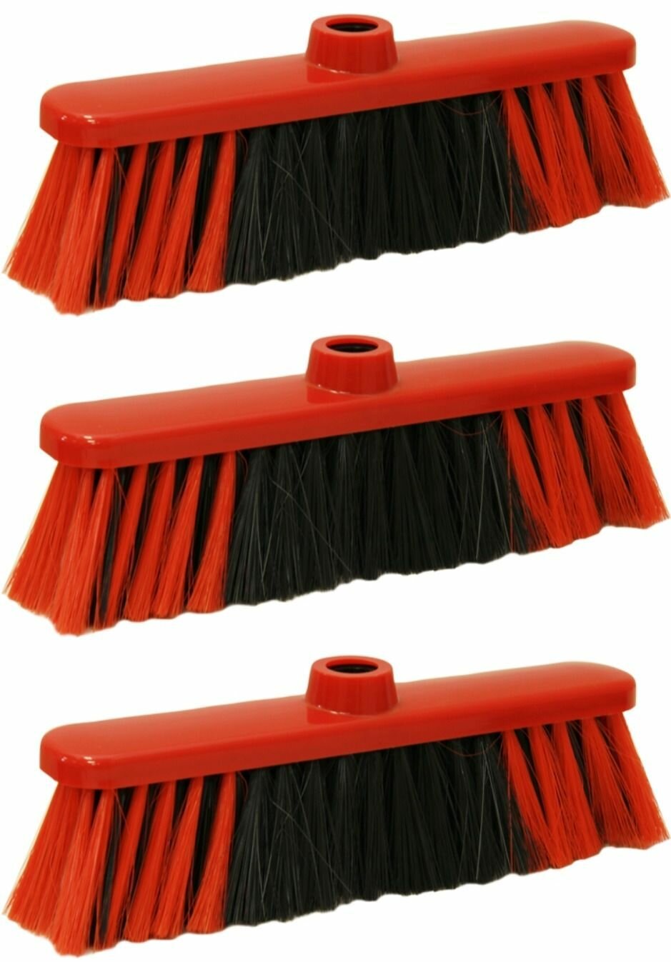 М-Пластика Щетка для пола Люкс 28 см 3 шт