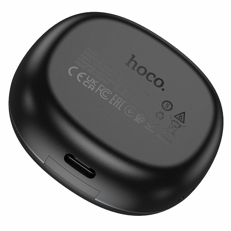 Беспроводные TWS наушники Hoco EQ3 Smart с дисплеем черные — фото 1