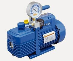 Изображение товара Вакуумный насос Value VI-140SV (1ст, 100 л/мин, 20 Па, 8.6 кг, вакуумметр, соленоидный вентиль)