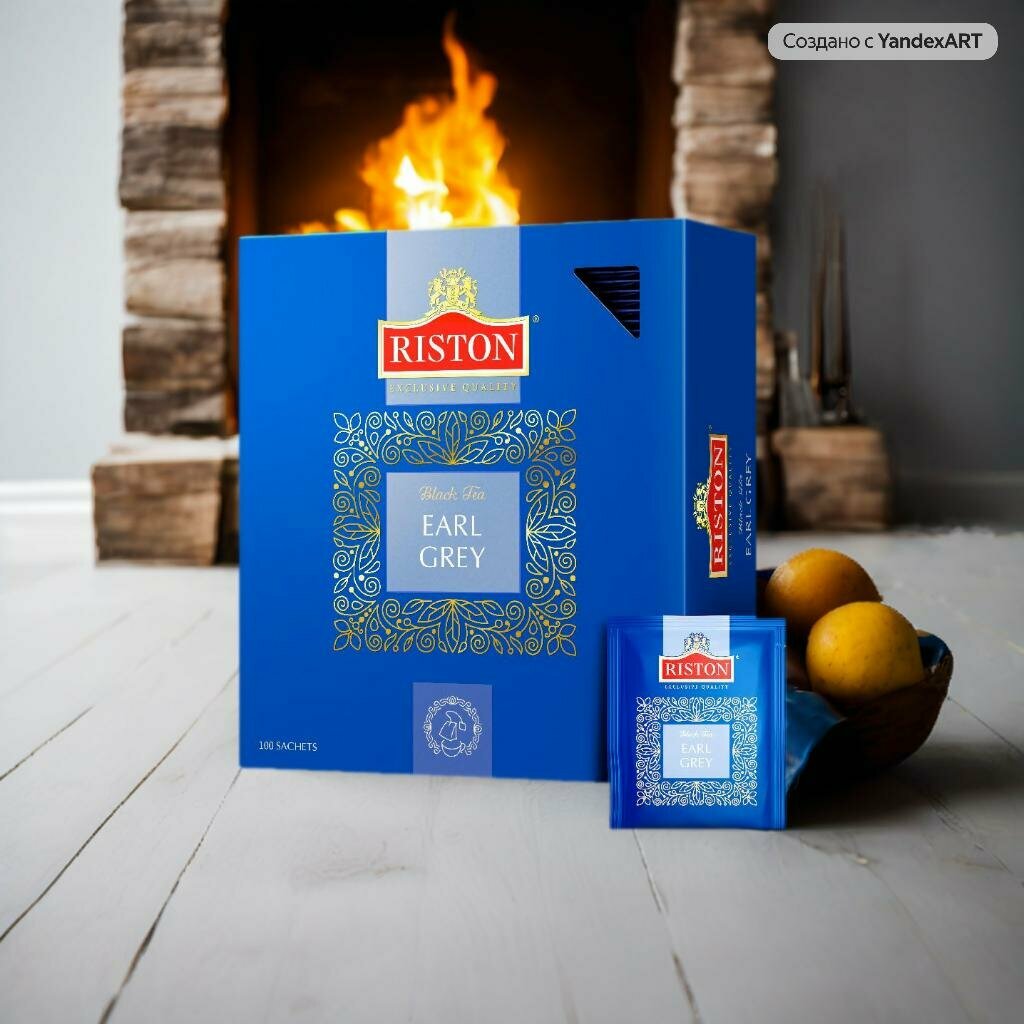 Чай черный Riston Earl Grey 100 x 2 г - фото №4