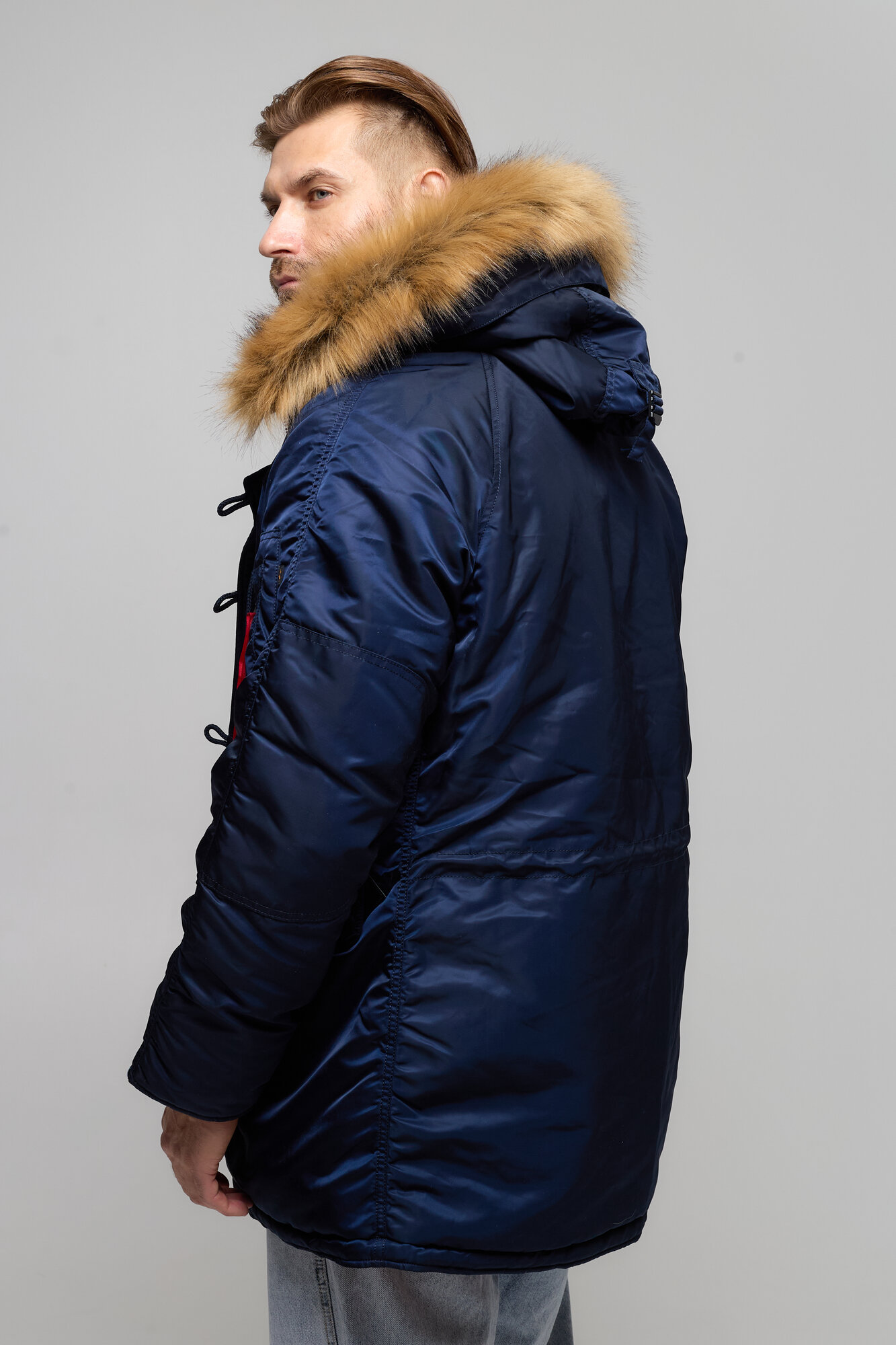 Куртка ALPHA INDUSTRIES, размер 58/3XL/, blue — фото 1