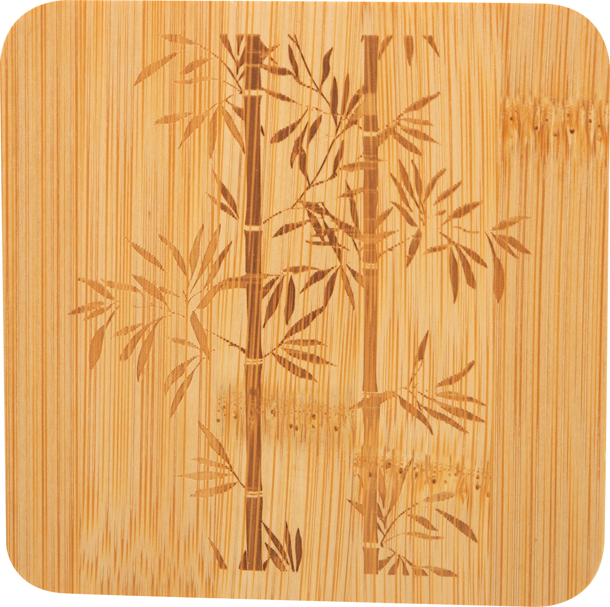 Набор подставок под горячее из бамбука Mallony Foresta di bambu, 10 x 10 см, 3 шт. — фото 1