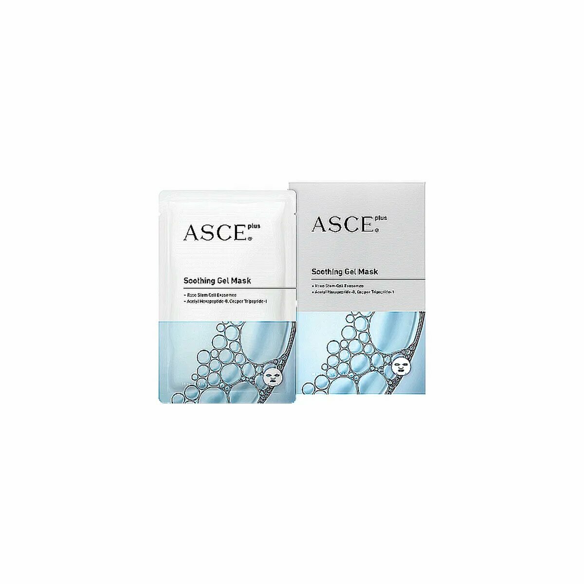 ASCEplus SOOTHING GEL MASK охлаждающая И успокаивающая маска 1 шт