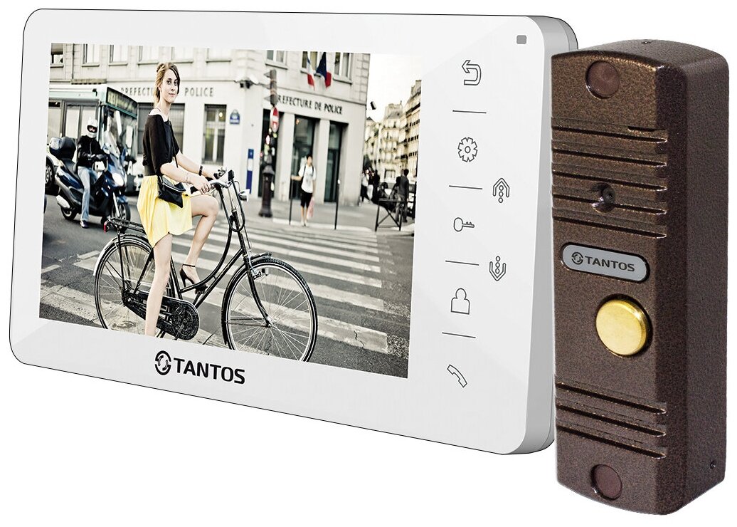 Комплект видеодомофона с вызывной панелью Tantos Amelie KIT 7