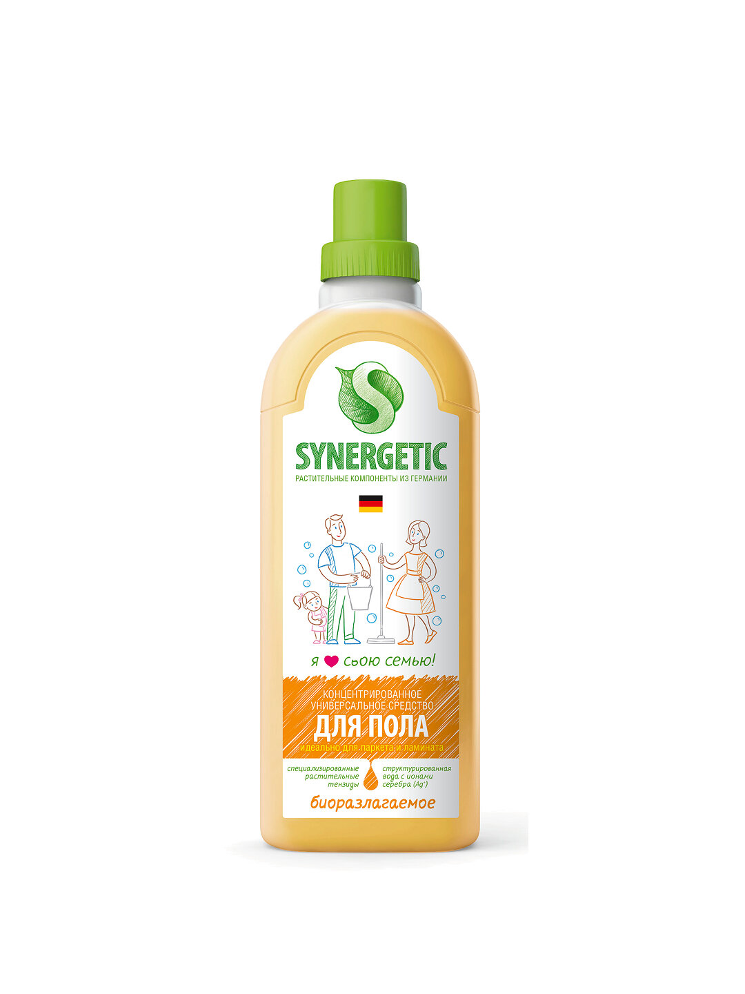 Универсальное средство Synergetic Style, для мытья поверхностей, 1л, гипоаллергенное — фото 1