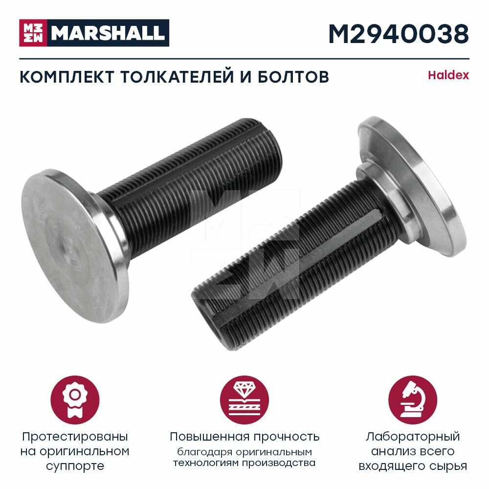 Комплект болтов с пятаками (2 шт) HALDEX MODUL X DB 19