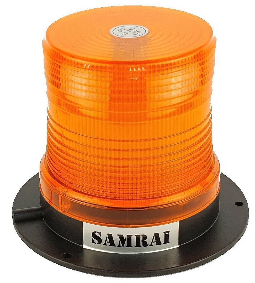 Маяк проблесковый оранжевый светодиодный на магните LF-016-26A 12/24В