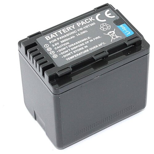 Аккумуляторная батарея для видеокамеры Panasonic HC-V110 (VW-VBT380) 3,6V 3900mAh Li-ion