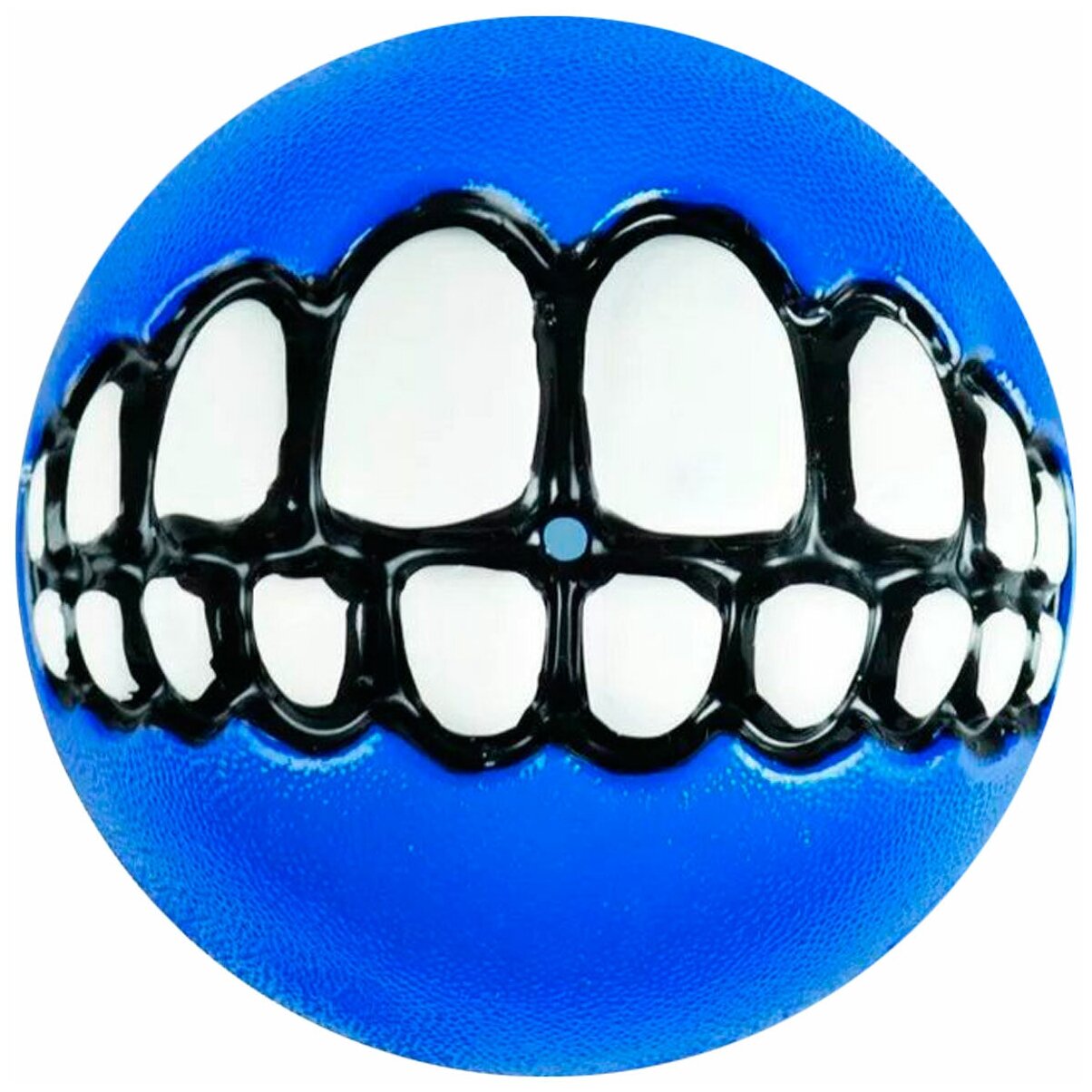 Rogz Мяч с принтом зубы и отверстием для лакомств GRINZ малый синий (GRINZ BALL SMALL) GR01B | GRINZ BALL 0,05 кг 47522.син - фотография № 6
