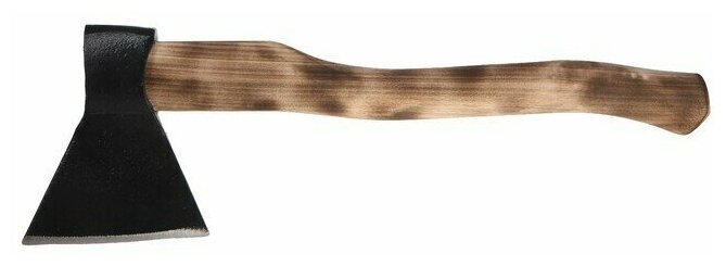 Топор кованый тундра, термообработанное деревянное топорище Б3, 1200 г - фотография № 7