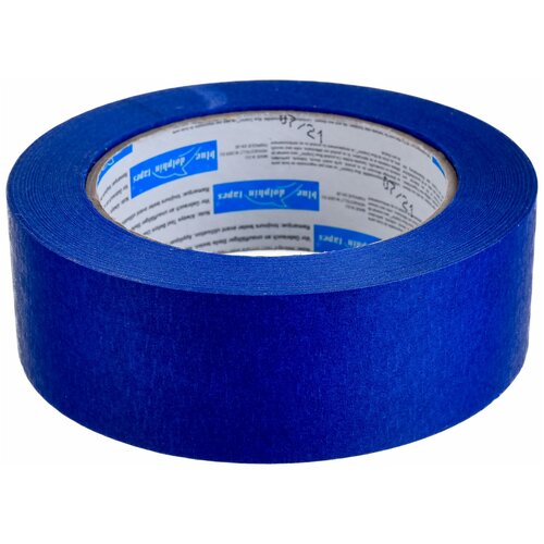 Лента малярная, деликатная синяя Blue Dolphin Painters Tape 01-1-02-EN SBL BDN (38мм*50м) лента малярная деликатная синяя blue dolphin painters tape 01 1 03 en sbl bdn 48мм 50м