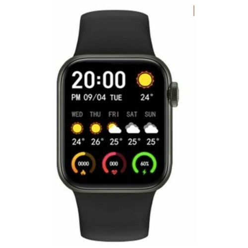 Смарт часы M7 серии 7 с активными кнопками и беспроводной зарядкой Черные 195000₽