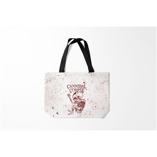 фото Сумка-шоппер / 46х35 см / рок / cannibal corpse burnettie
