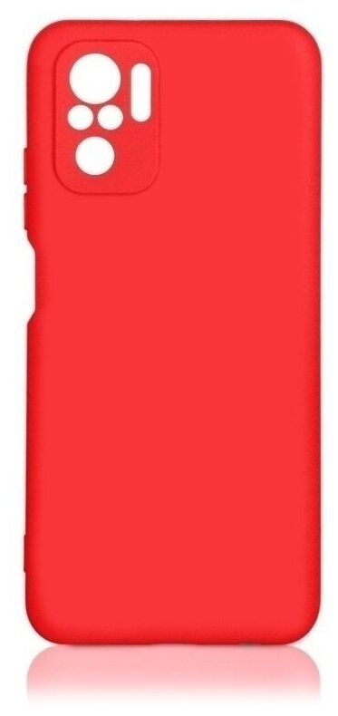 Чехол (клип-кейс) DF xiOriginal-19, для Xiaomi Redmi Note 10/10S, красный [df ] - фото №2