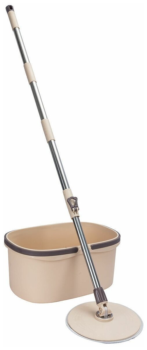 фото Швабра с отжимом и ведром GEEK LIFE, комплект для уборки