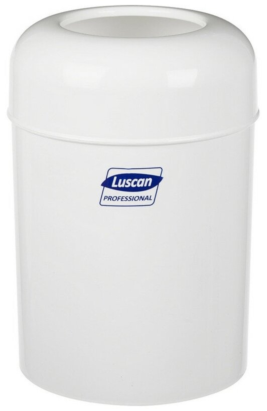 Ведро для мусора Luscan Professional 15 л пластик белое (26x38 см) - фотография № 7