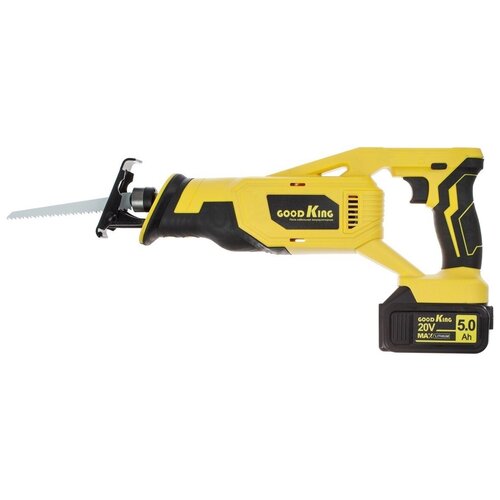 Пила сабельная аккумуляторная 2 АКБ GOODKING EC-202502 20В 5Ah пила строительная пила садовая для ремонта для дома для дачи 827000₽