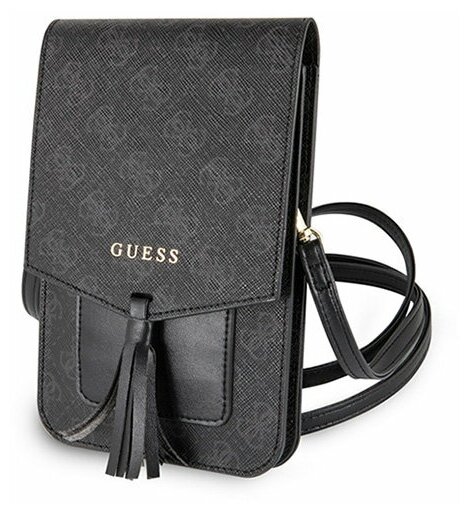 Сумка Guess Wallet Bag 4G для смартфонов цвет темно-серый
