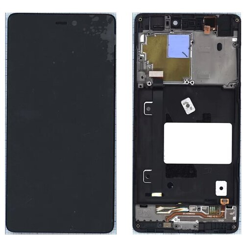 Дисплей для Xiaomi Mi 4i черный с рамкой