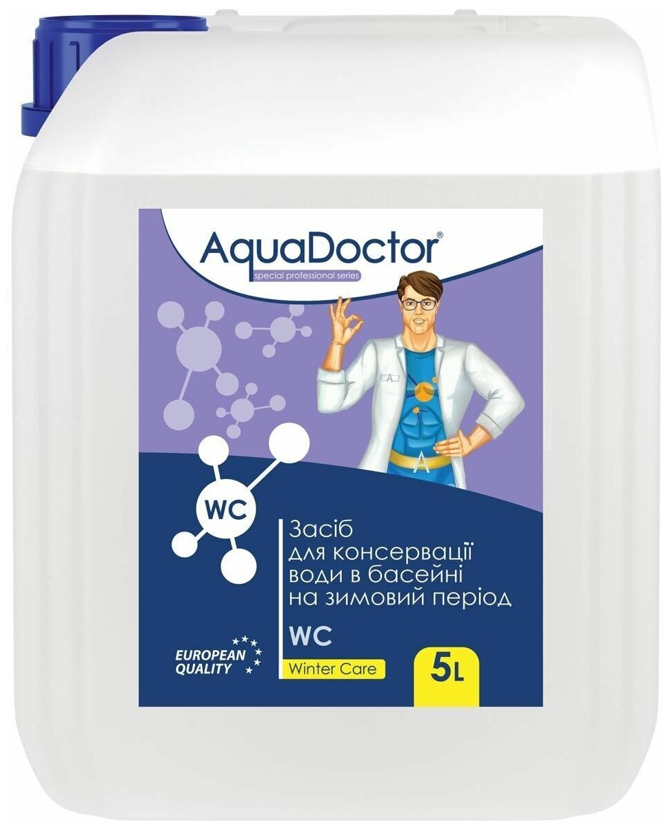 Средство для консервации бассейна AquaDoctor Winter Care 5 л. - фотография № 1