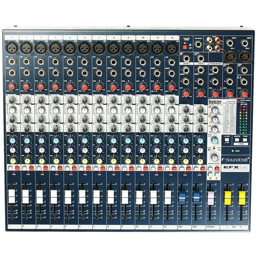 SOUNDCRAFT EFX12 Аналоговый микшерный пульт soundcraft epm12 аналоговый микшерный пульт