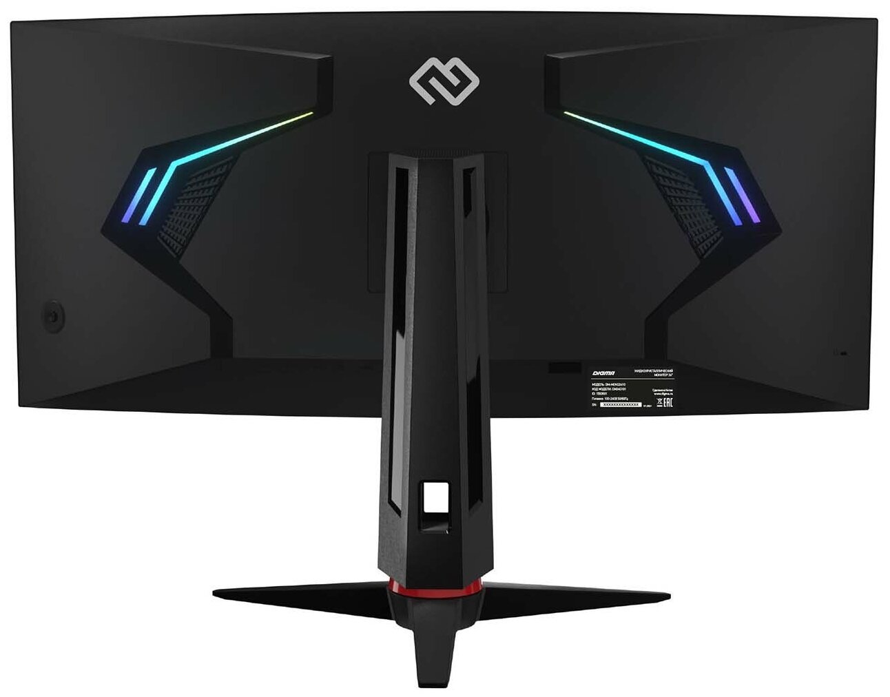 Монитор 34 Digma Gaming DM-MONG3410 3440х1440 165 Гц черный
