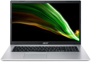 Ноутбук Acer Aspire 3 A317-53-57CE 17.3" FHD IPS/Core i5-1135G7/8GB/512GB SSD/UHD Graphics/None (Boot-up only)/NoODD/серебристый (NX. AD0ER.00A)