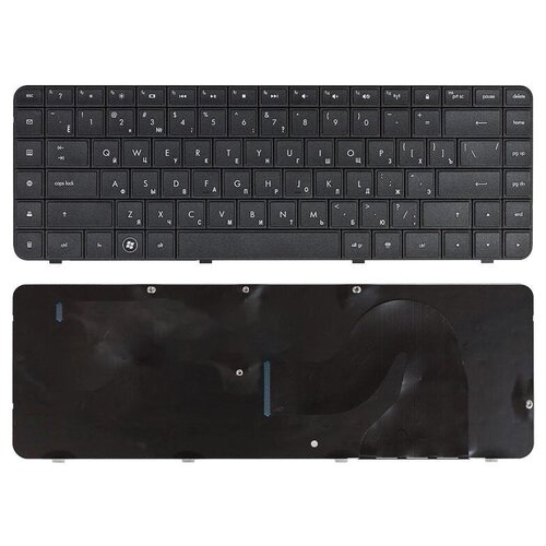 Клавиатура keyboard 595199-001 для ноутбука HP Compaq Presario CQ56 CQ62 G56 G62 CQ56-150sr CQ62-205sr черная 746₽