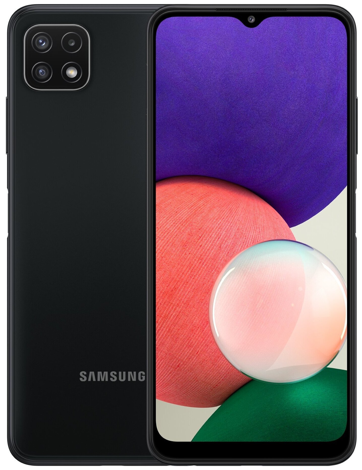 Смартфон Samsung Galaxy A22s 5G 4/64 ГБ, Dual nano SIM, серый