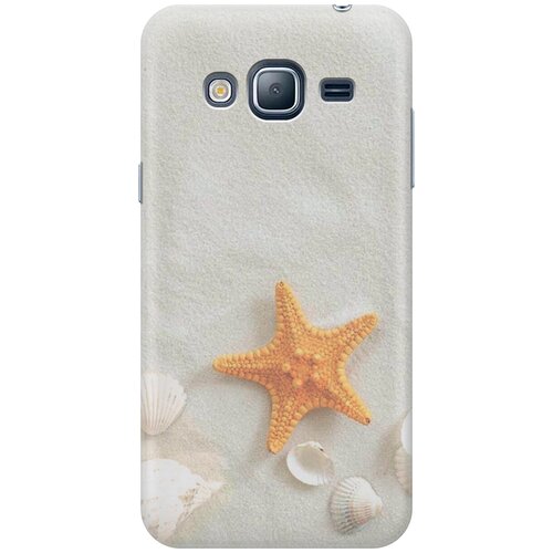 Силиконовый чехол Желтая морская звезда на Samsung Galaxy J3 (2016) / Самсунг Джей 3 2016