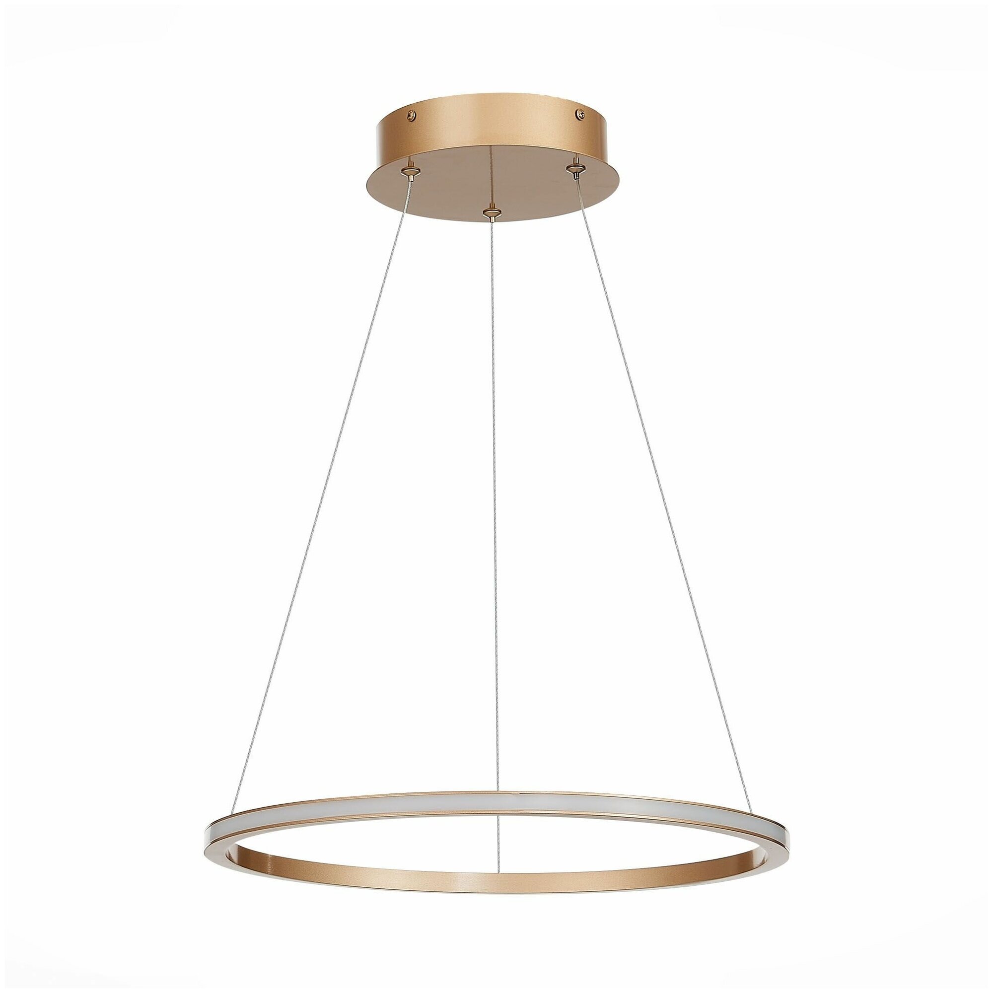 Подвесная люстра ST Luce St604 Out ST604.243.22, LED, 22Вт, кол-во ламп:1шт., Золото