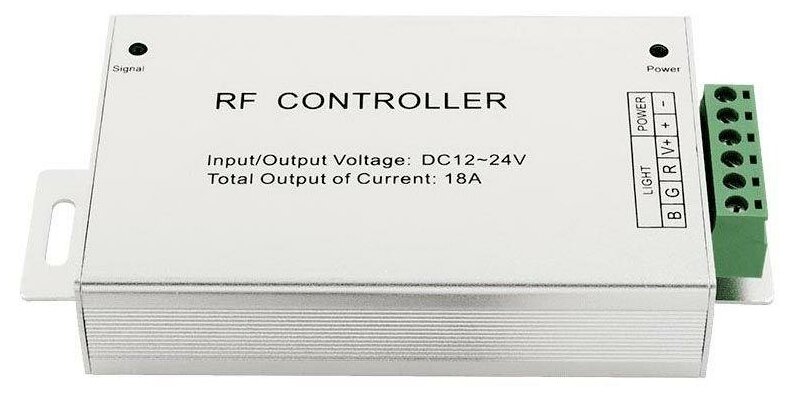 Контроллер-регулятор цвета RGB с пультом ДУ SWG RF RGB RF-RGB-20-18A - фотография № 3