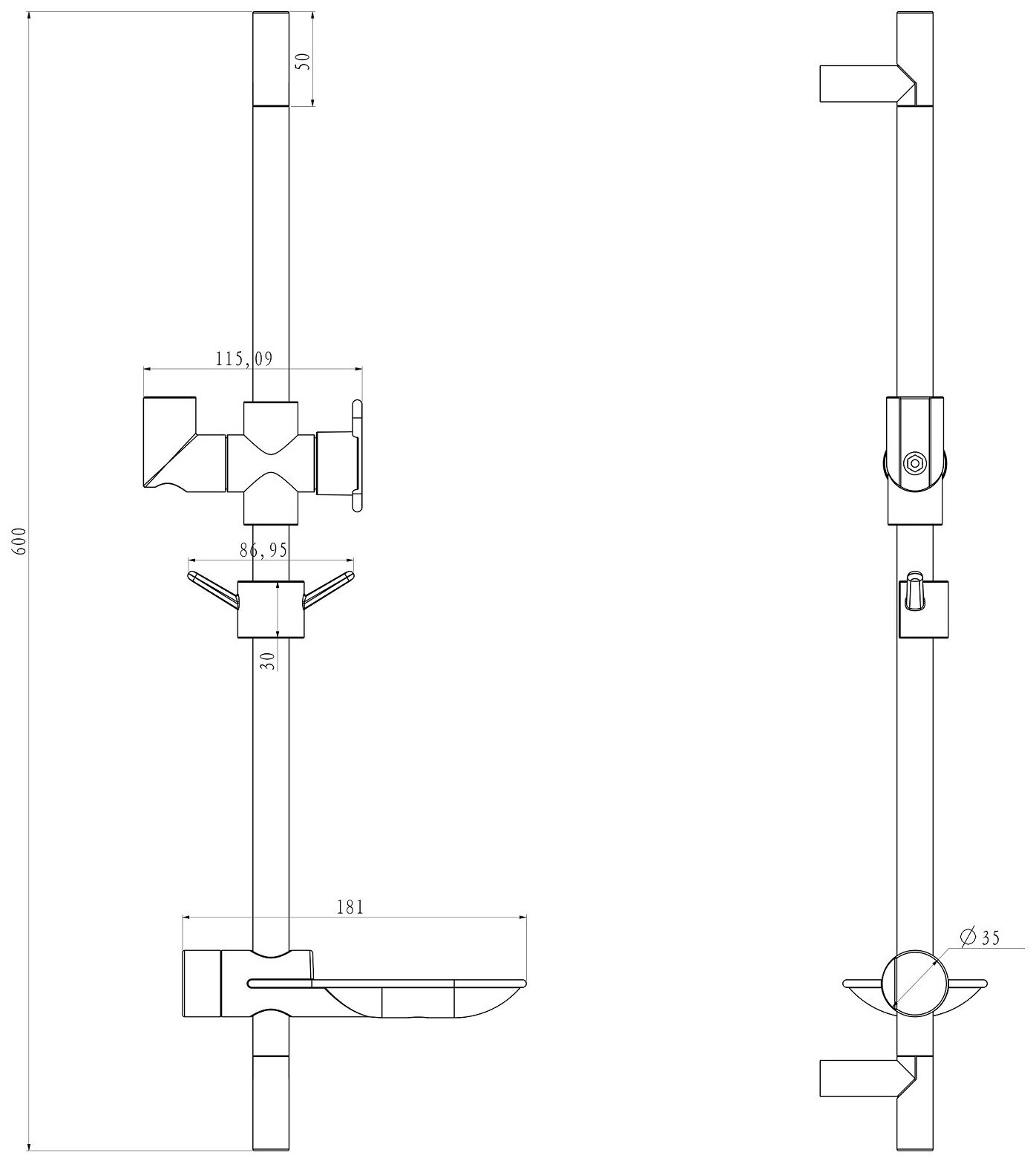 Комплект смесителей Lemark Point LM0380C "3 в 1"