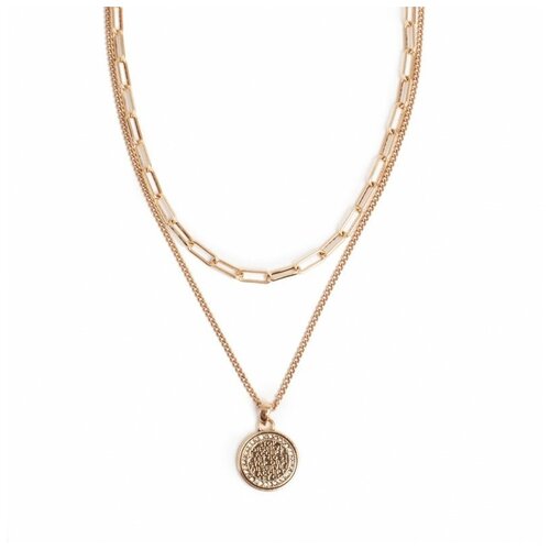 Arts and Crafts колье с золотым покрытием COINS OF RELIEF