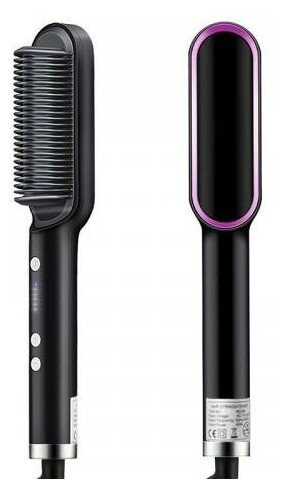 Электрическая расческа-выпрямитель для волос "Straight Comb" FH909, Temperture Control Hair Straightener - фотография № 5
