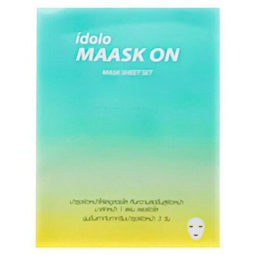 Маска для лица IDOLO Mask on mask shet Mistine