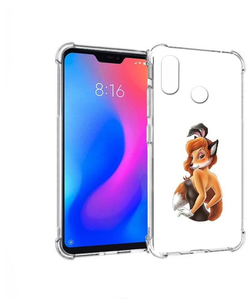 Чехол задняя-панель-накладка-бампер MyPads баронесса для Xiaomi Redmi 6 Pro/Xiaomi Mi A2 Lite противоударный