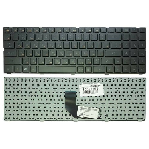 Клавиатура для ноутбука Gigabyte Q1700C черная без рамки 2170₽
