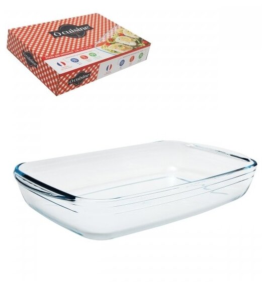 Блюдо прямоугольное O CUISINE 39x24см, PYREX