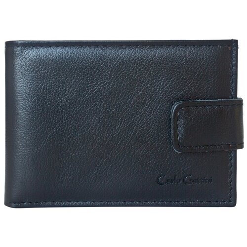 фото Портмоне мужское из натуральной кожи, кошелек мужской кожаный, для карт cortino black черный carlo gattini