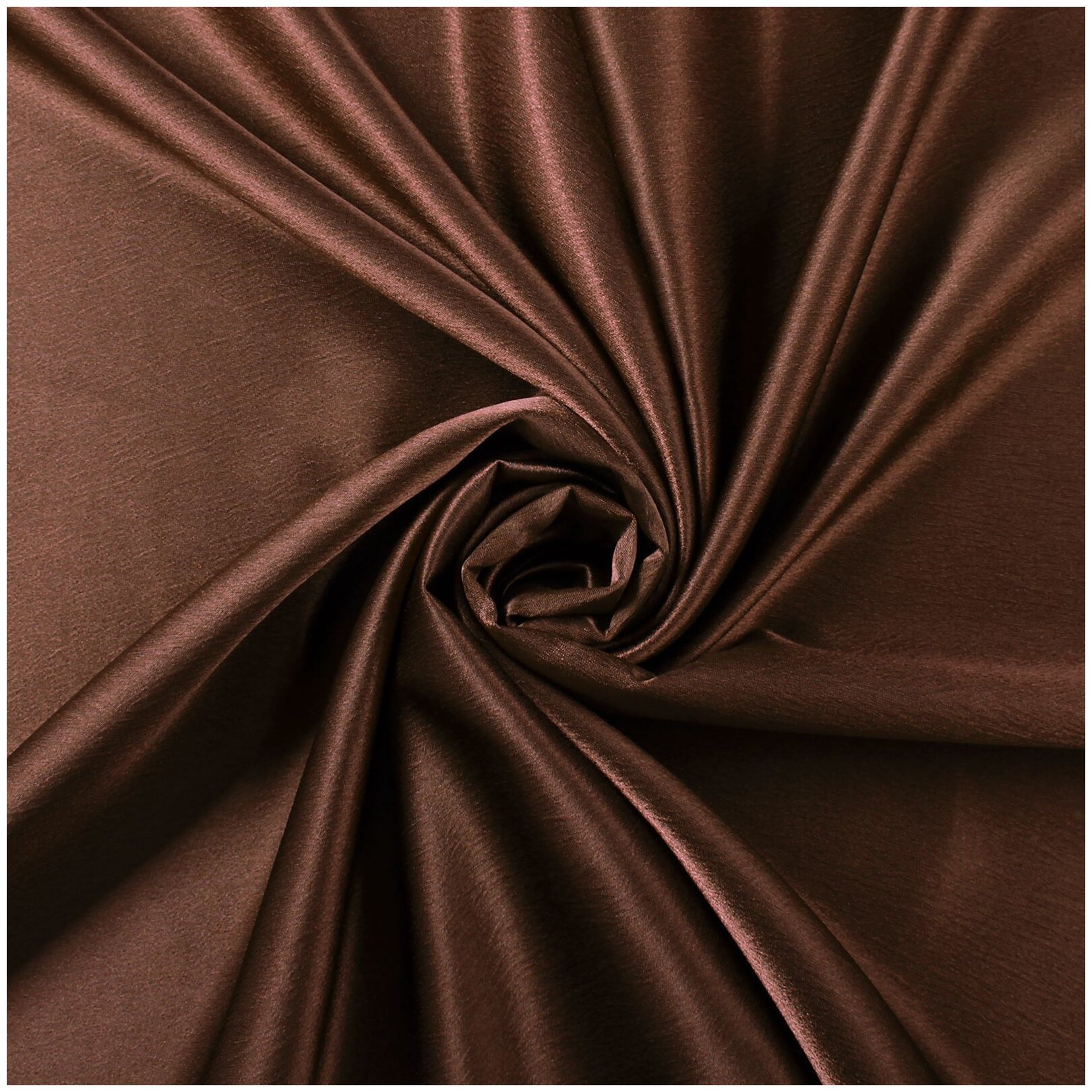 Штора портьерная "Этель" 135х250,цв.шоколадный,глянцевая, краше ,100% п/э 1696626 - фотография № 3