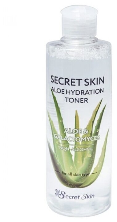 Тоник для лица с экстрактом алоэ Secret Skin Aloe Hydration Toner