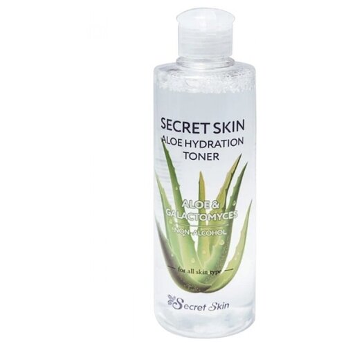 Тоник для лица с экстрактом алоэ Secret Skin Aloe Hydration Toner 250мл.