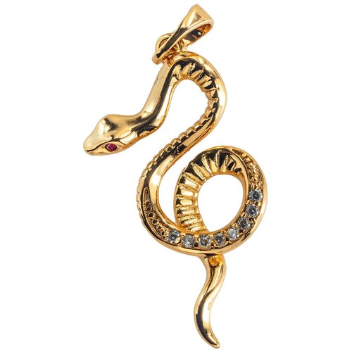 фото Подвеска на шею кулон на цепочку змейка под золото xuping xuping jewelry