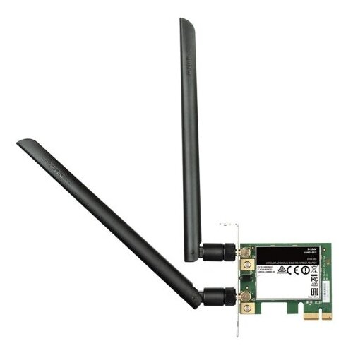 Сетевой адаптер WiFi D-Link DWA-582/RU/10/B1A DWA-582 PCI Express сетевой адаптер wifi d link dwa 582 ru 10 b1a dwa 582 pci express