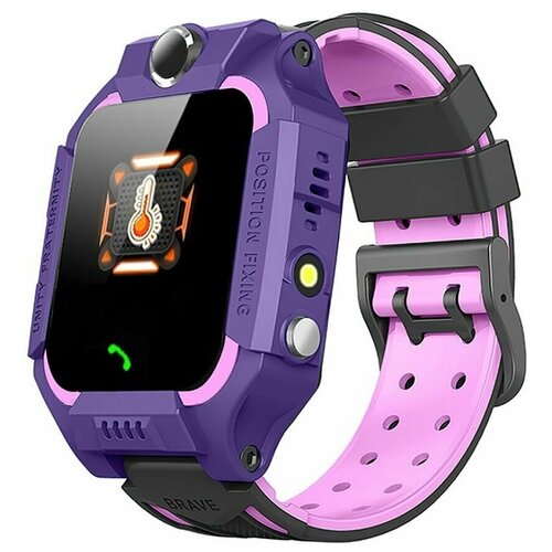 Детские Водонепроницаемые Смарт-часы Z6 с GPS-трекером и камерой Фиолетовый