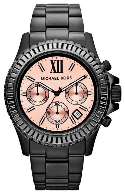 Наручные часы MICHAEL KORS, черный, золотой